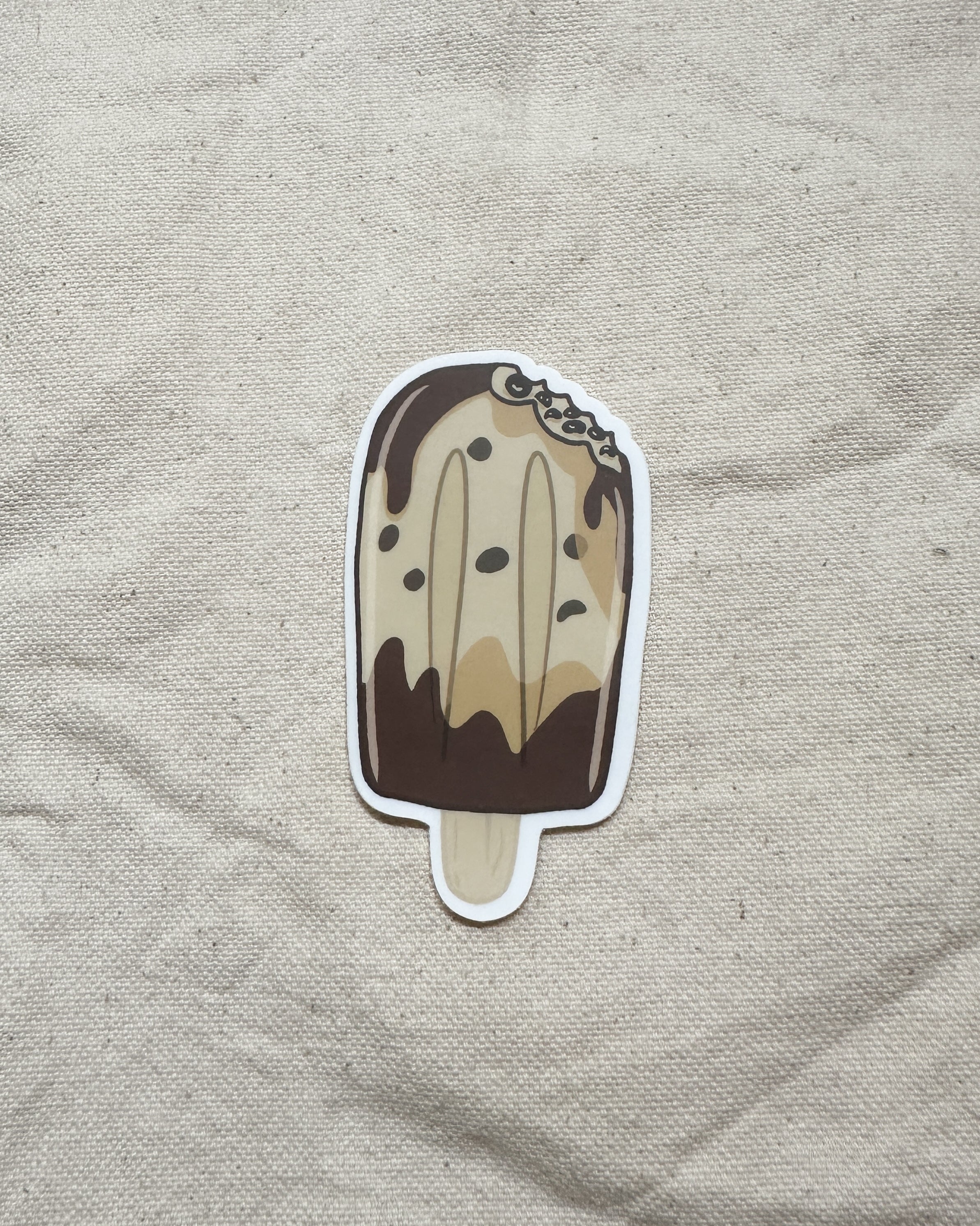Brown Sugar Boba Popsicle Sticker (Matte)
