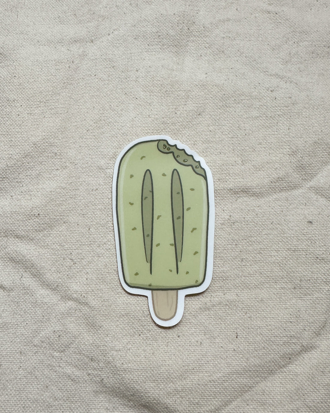 Mung Bean Popsicle Sticker (Matte)