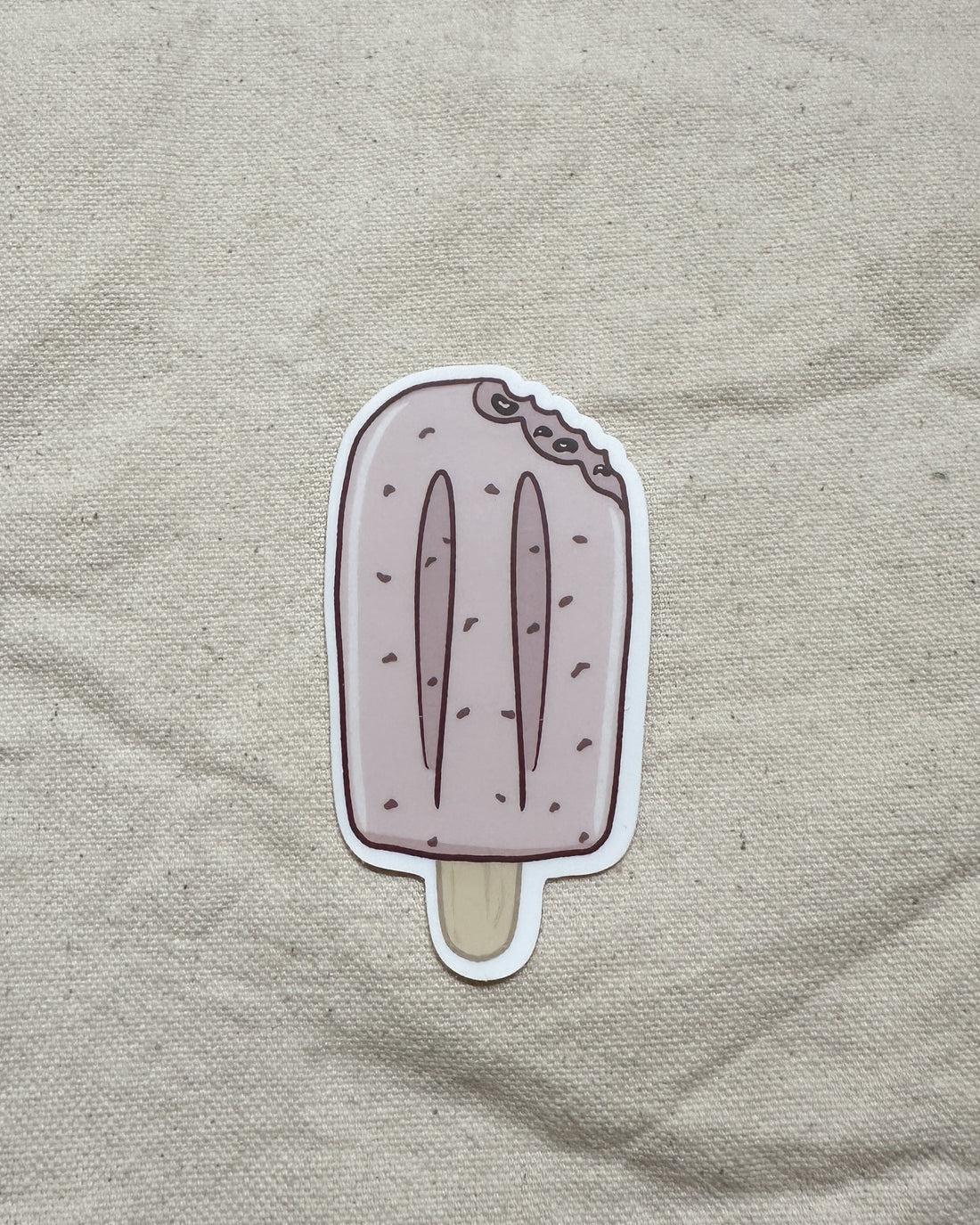 Red Bean Popsicle Sticker (Matte)