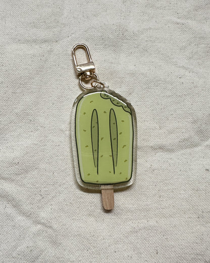 Mung Bean Popsicle Acrylic Keychain