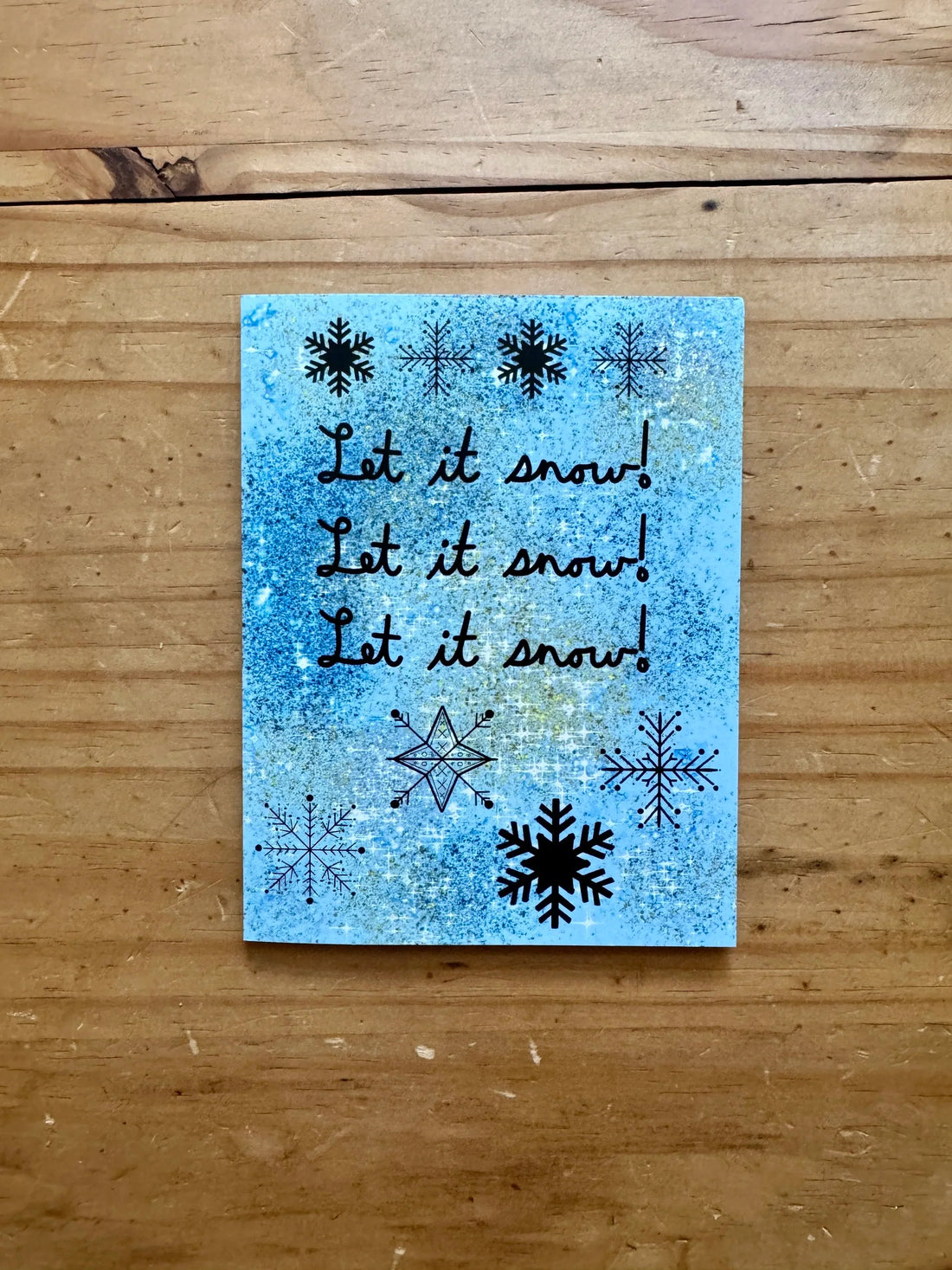 Let It Snow Greeting Card