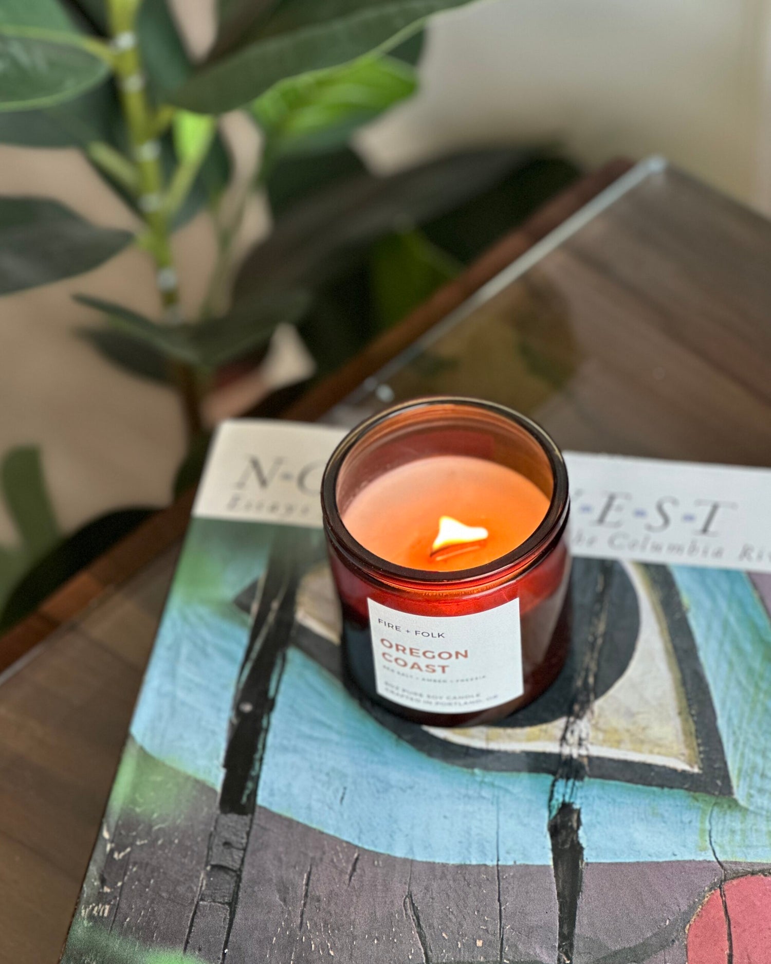 VANILLA BOURBON WOOD WICK CANDLE