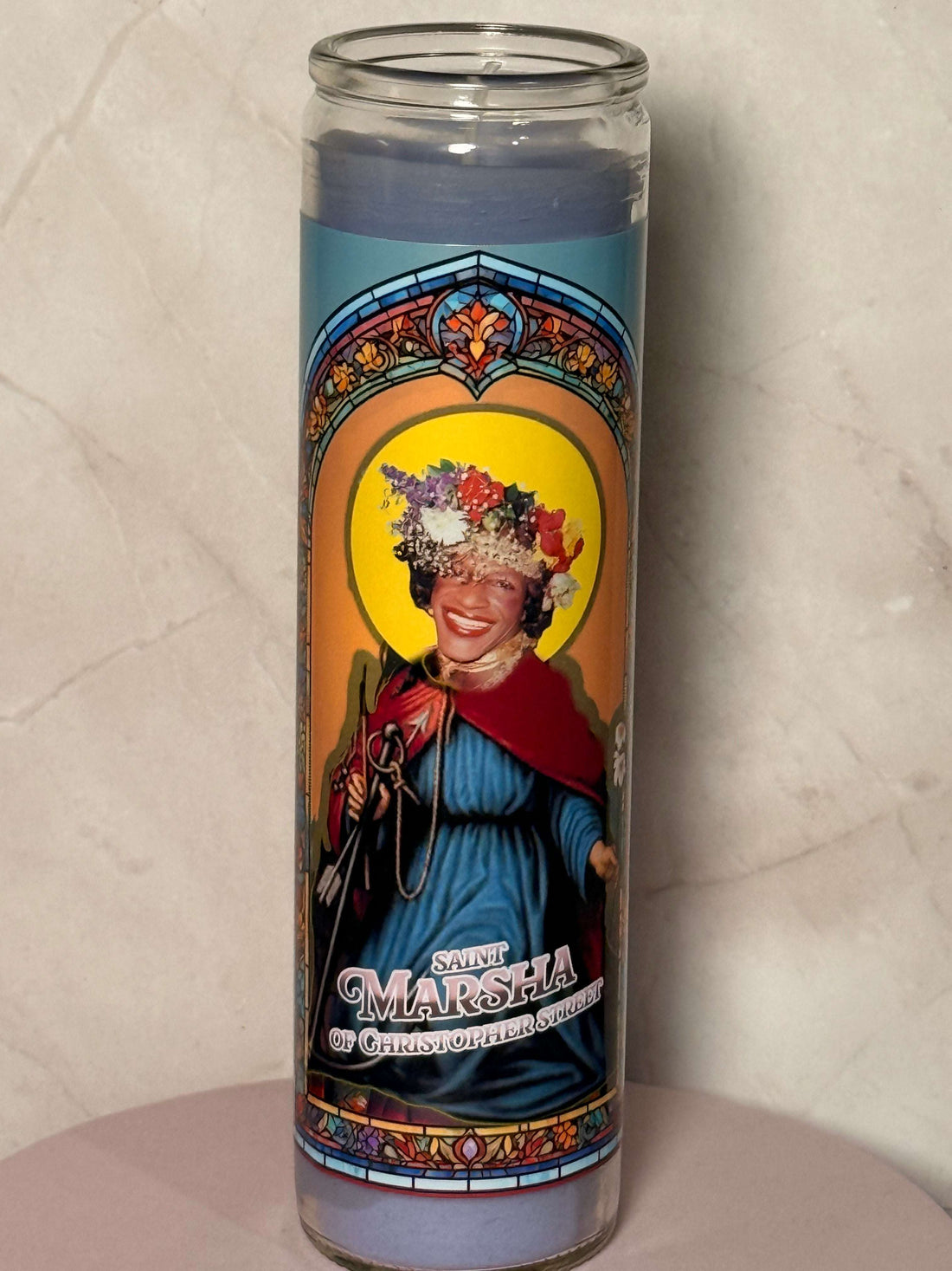 St. Marsha- Saint of Christopher Street Prayer Candle