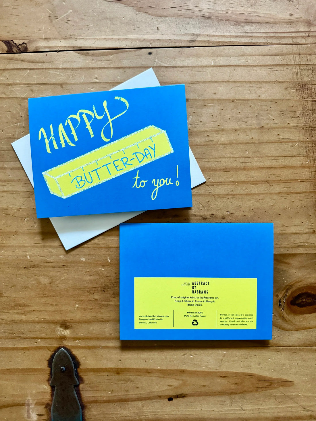 Butter Birthday Greeting Card