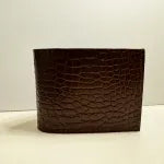 Alligator Bifold Wallet with Cowhide Lining