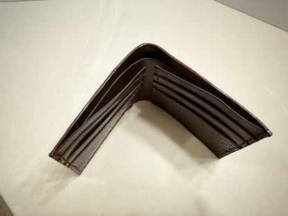 Alligator Bifold Wallet with Cowhide Lining