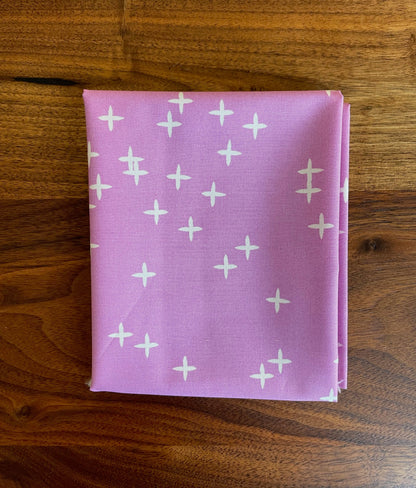 Wink Violet Fat Quarters Organic Cotton Poplin