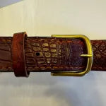 Alligator Leather Belt - Made To Order