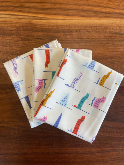 Pennant Power Organic Cotton Fat Quarters