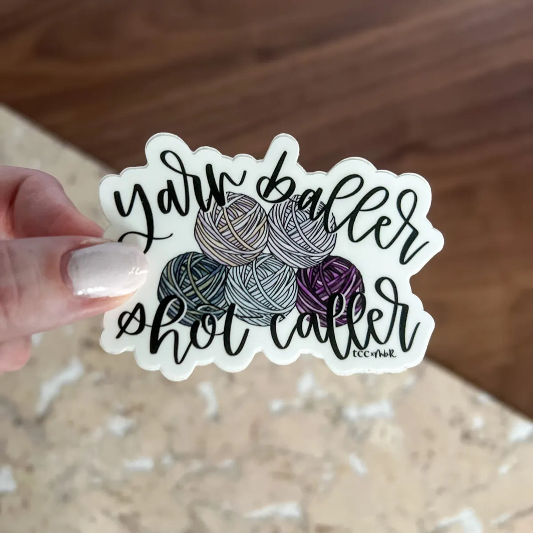 Yarn Baller, Shot Caller sticker