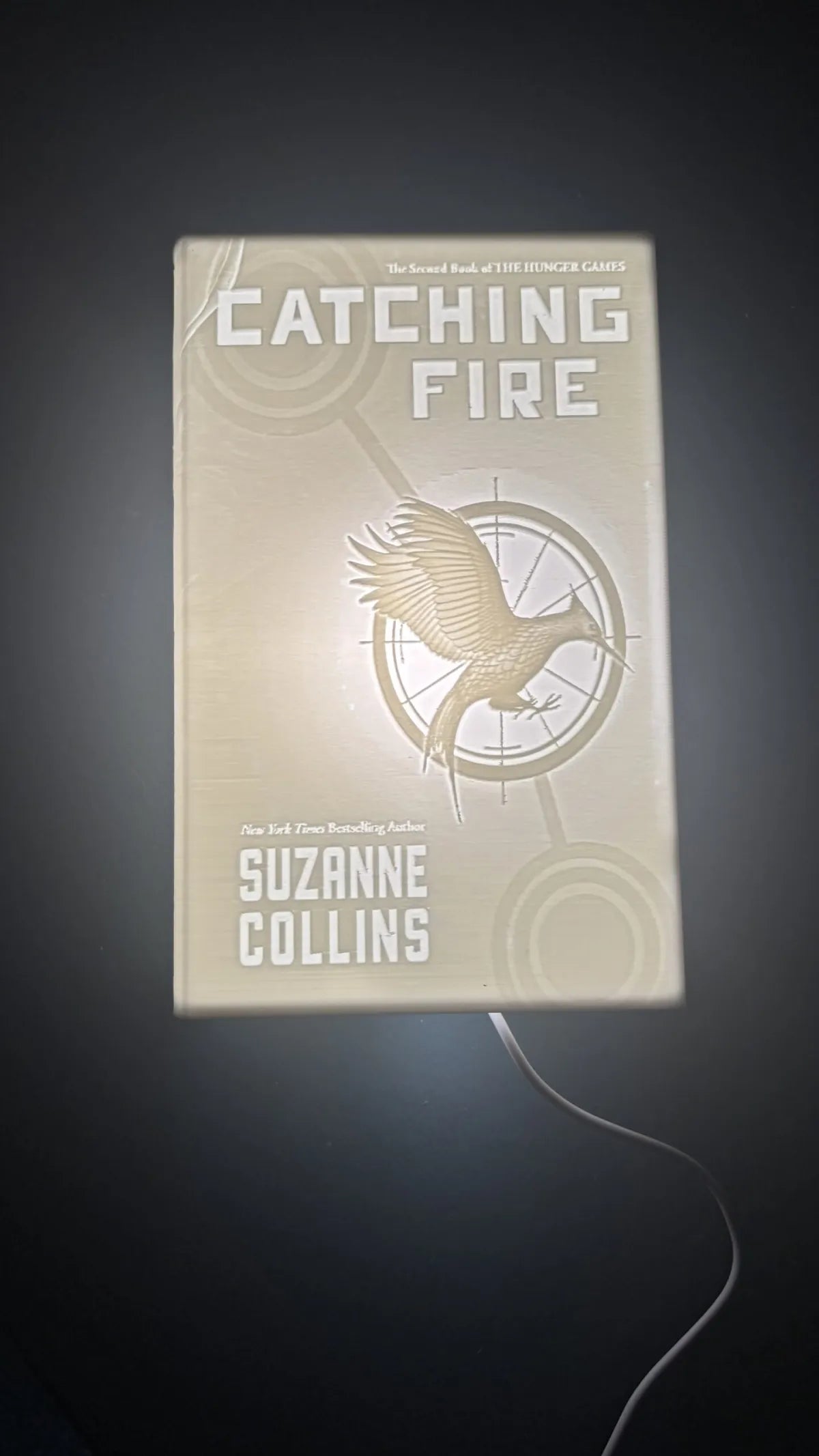 Lithophane Book Light, Night Light, Book Lamp