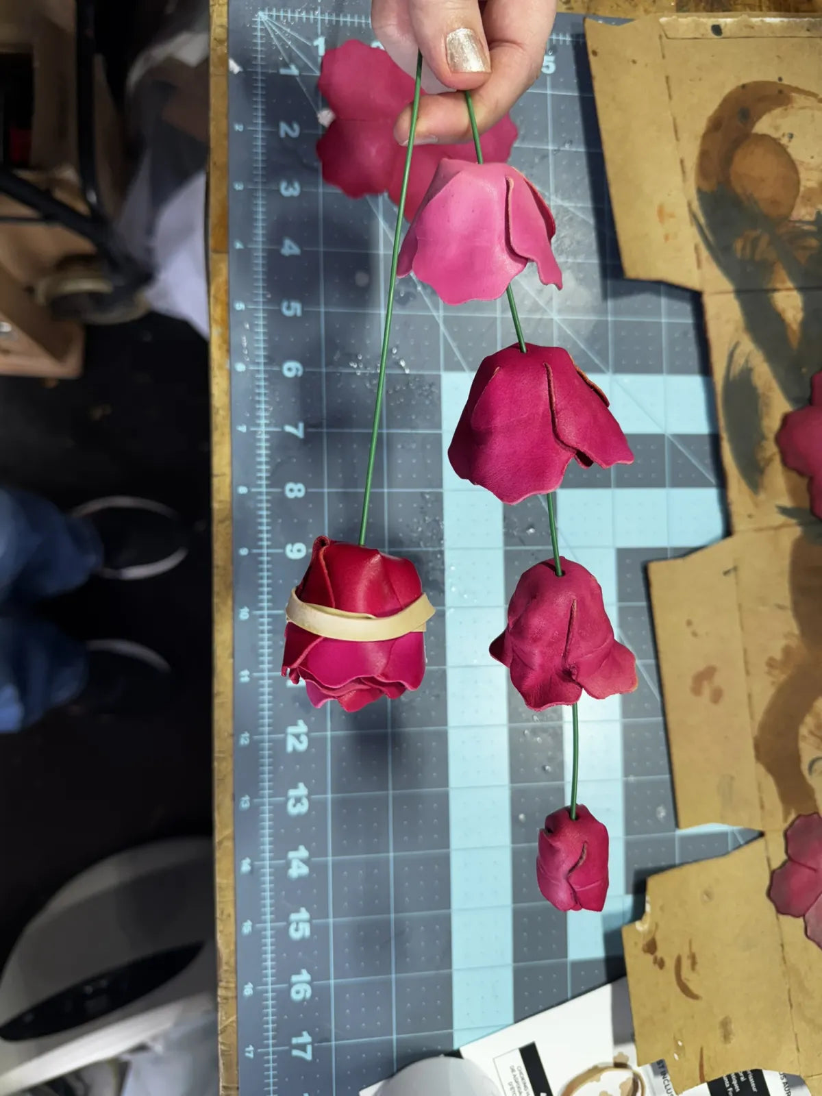 Leather Flowers