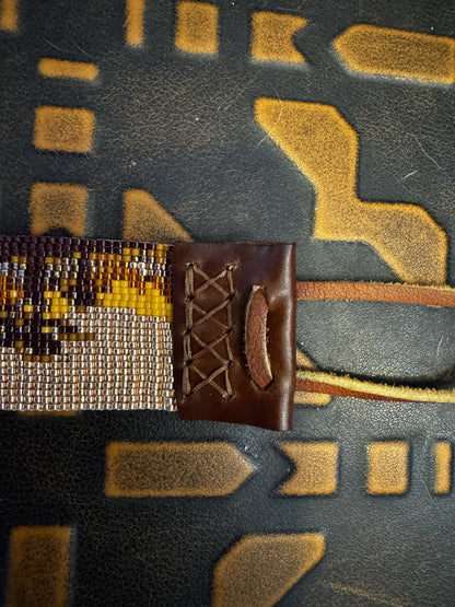 Safari Sunset Beaded Hat Band