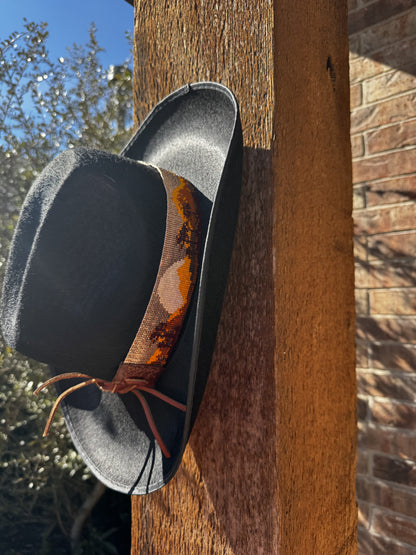 Safari Sunset Beaded Hat Band