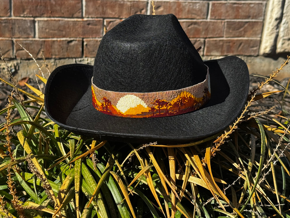 Safari Sunset Beaded Hat Band