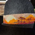 Safari Sunset Beaded Hat Band