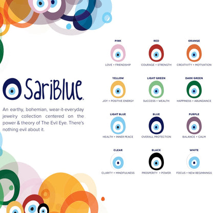 SariBlue® Evil Eye Hematite Bracelet