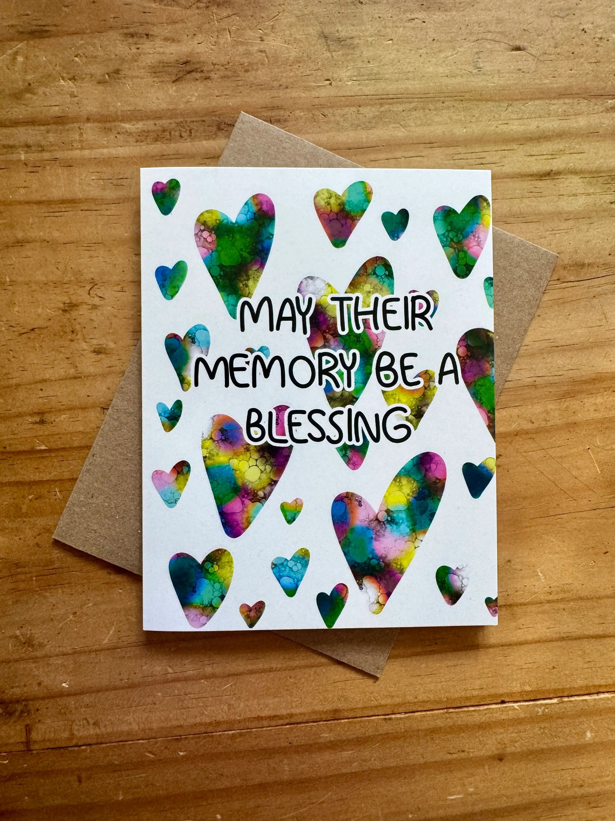 May Their Memory Be a Blessing Greeting Card
