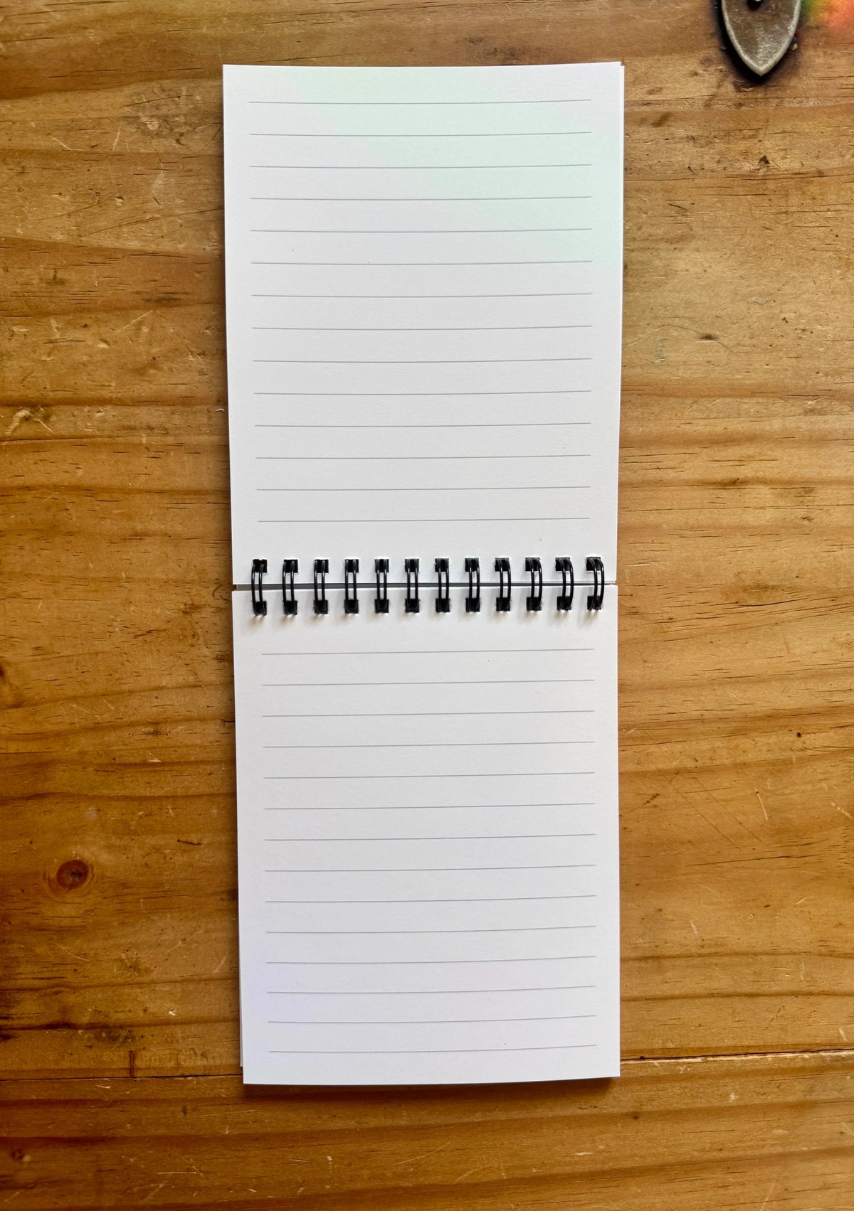 Green, Blue and Pink Lined Notepad -  5.5"x4.25"