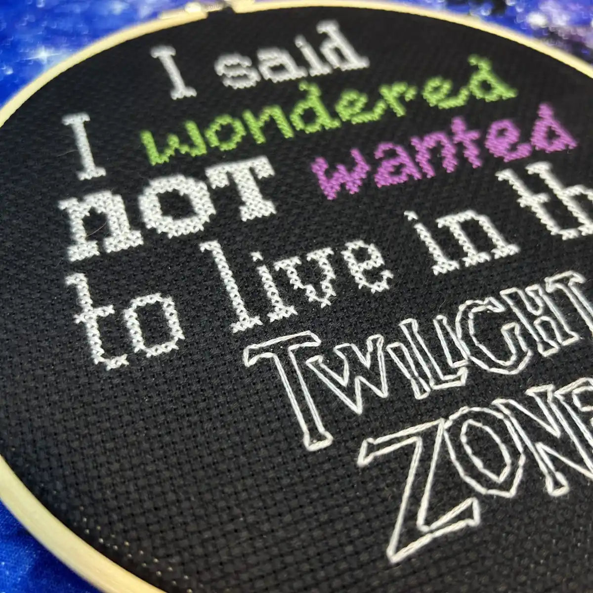 Twilight Zone Cross Stitch Pattern