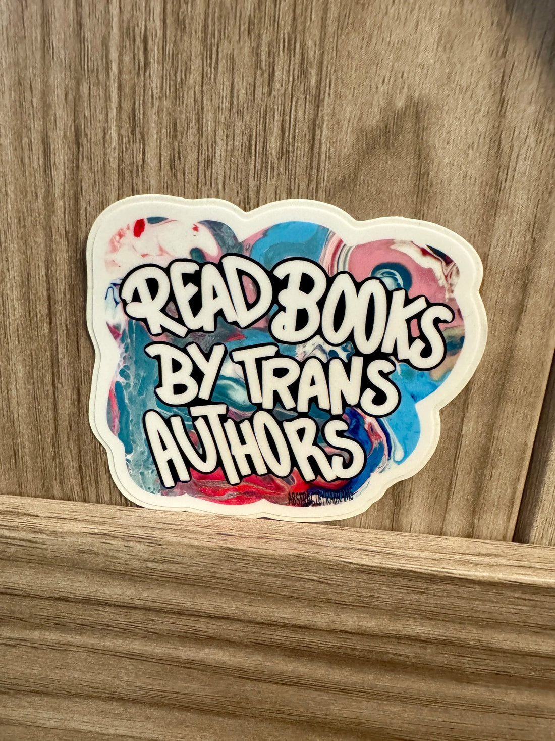 Read Books By Trans Authors Sticker