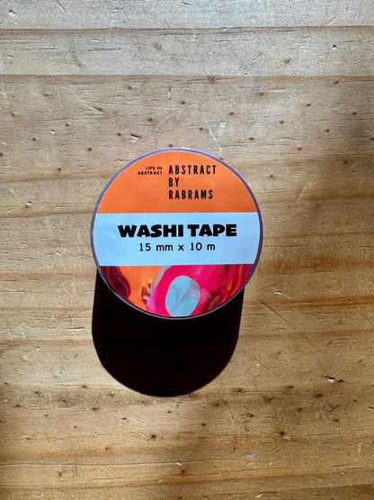 Abstract Pink and Orange Washi Tape