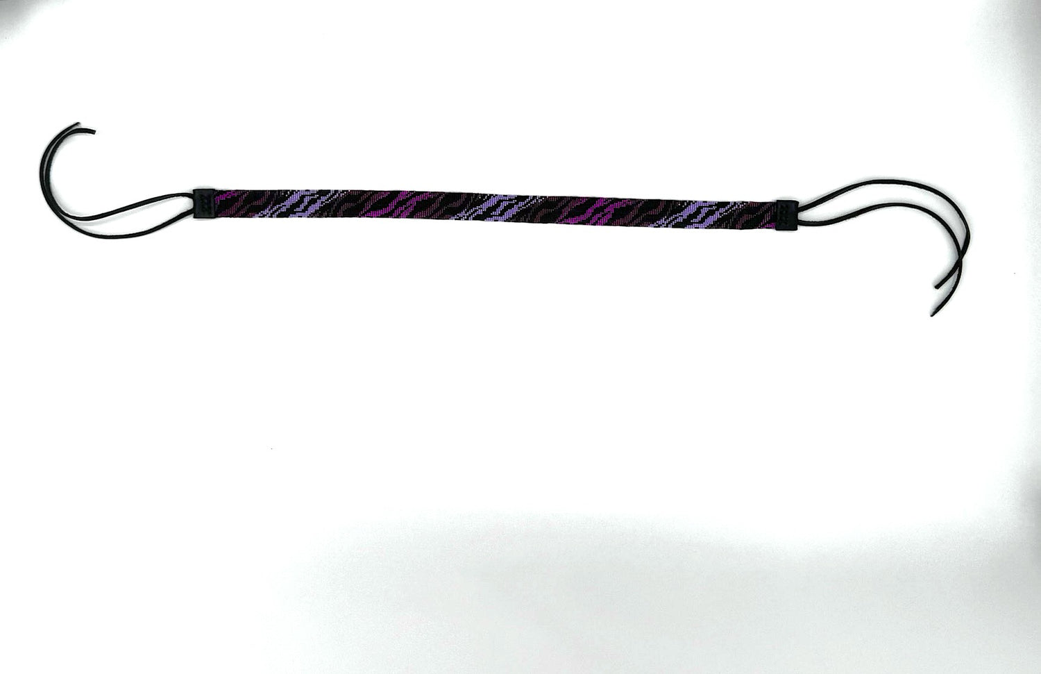 Pink and Purple Zebra Beaded Hatband