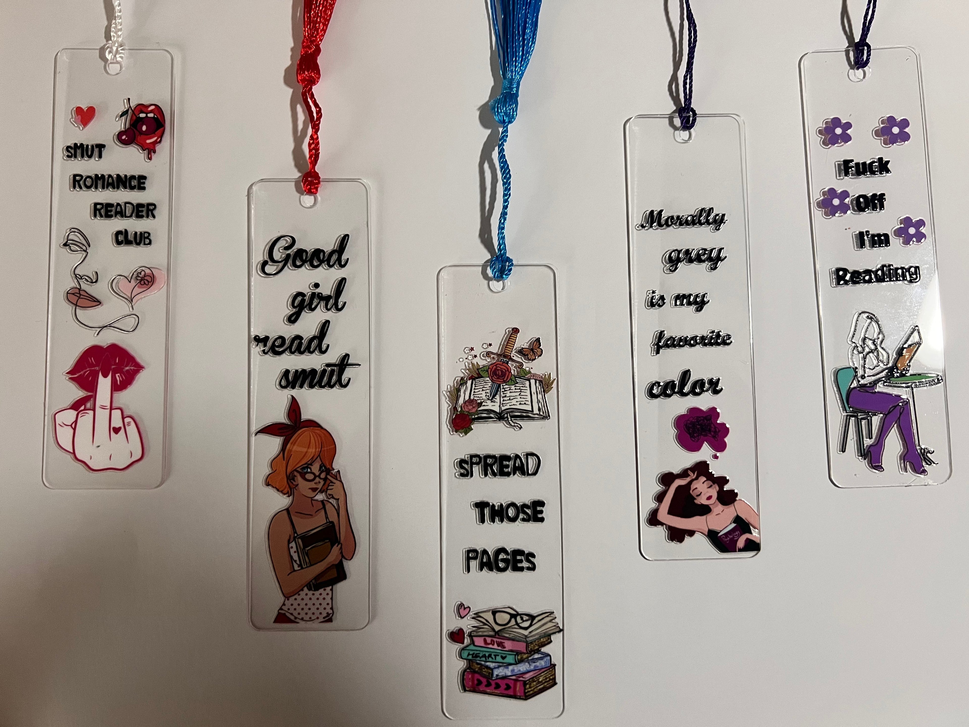 Smut Reader Bookmarks