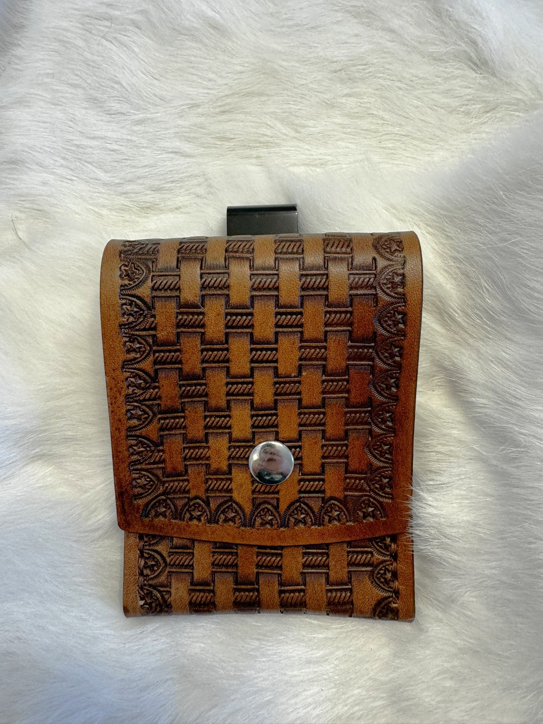 Clip On Wallet with Snap Closure