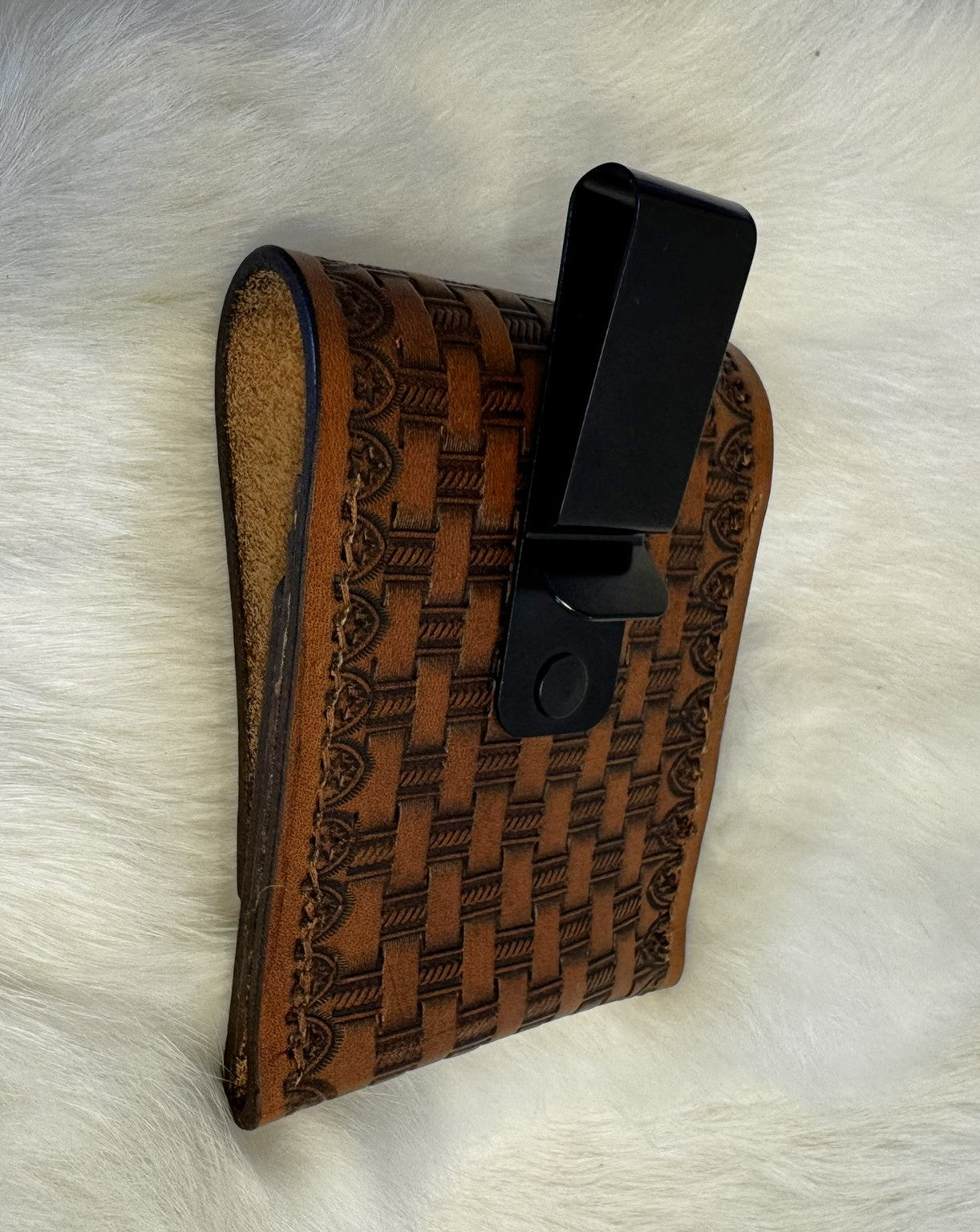 Clip On Wallet with Snap Closure