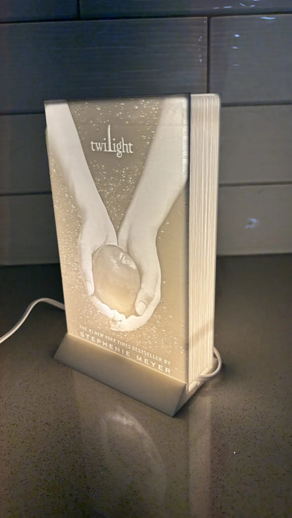 Lithophane Book Light, Night Light, Book Lamp