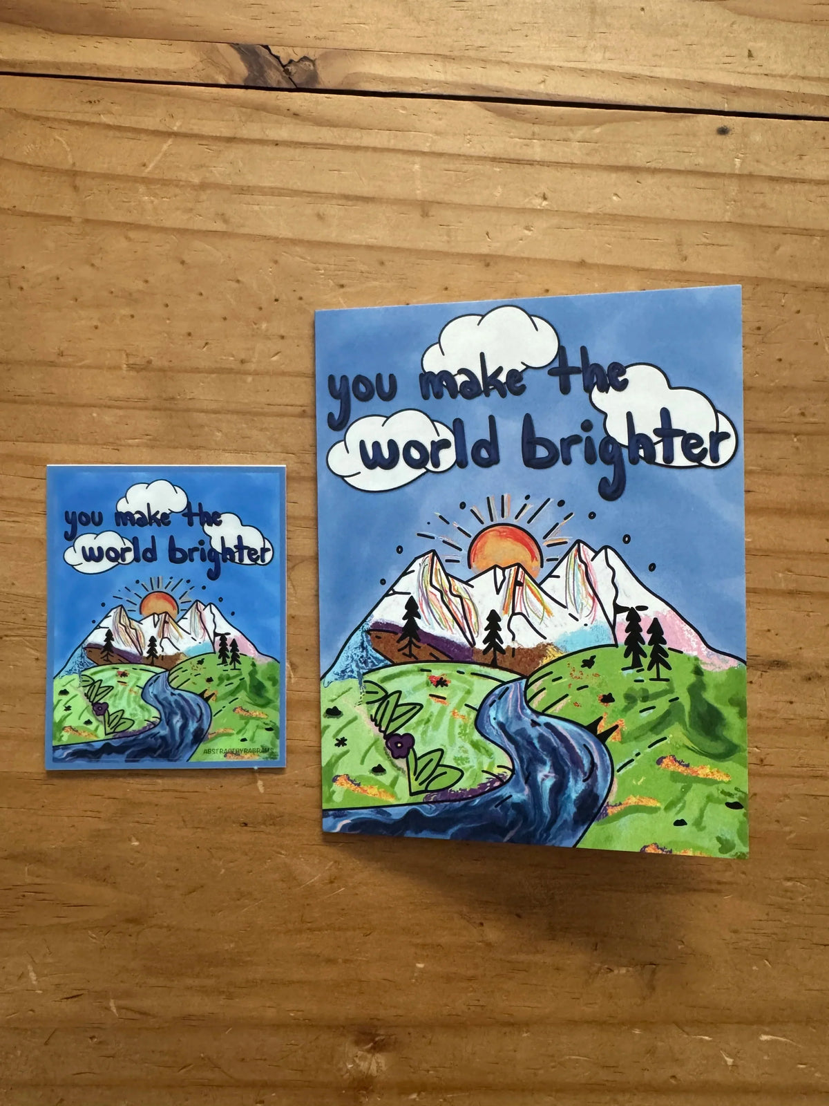 You Make the World Brighter Sticker