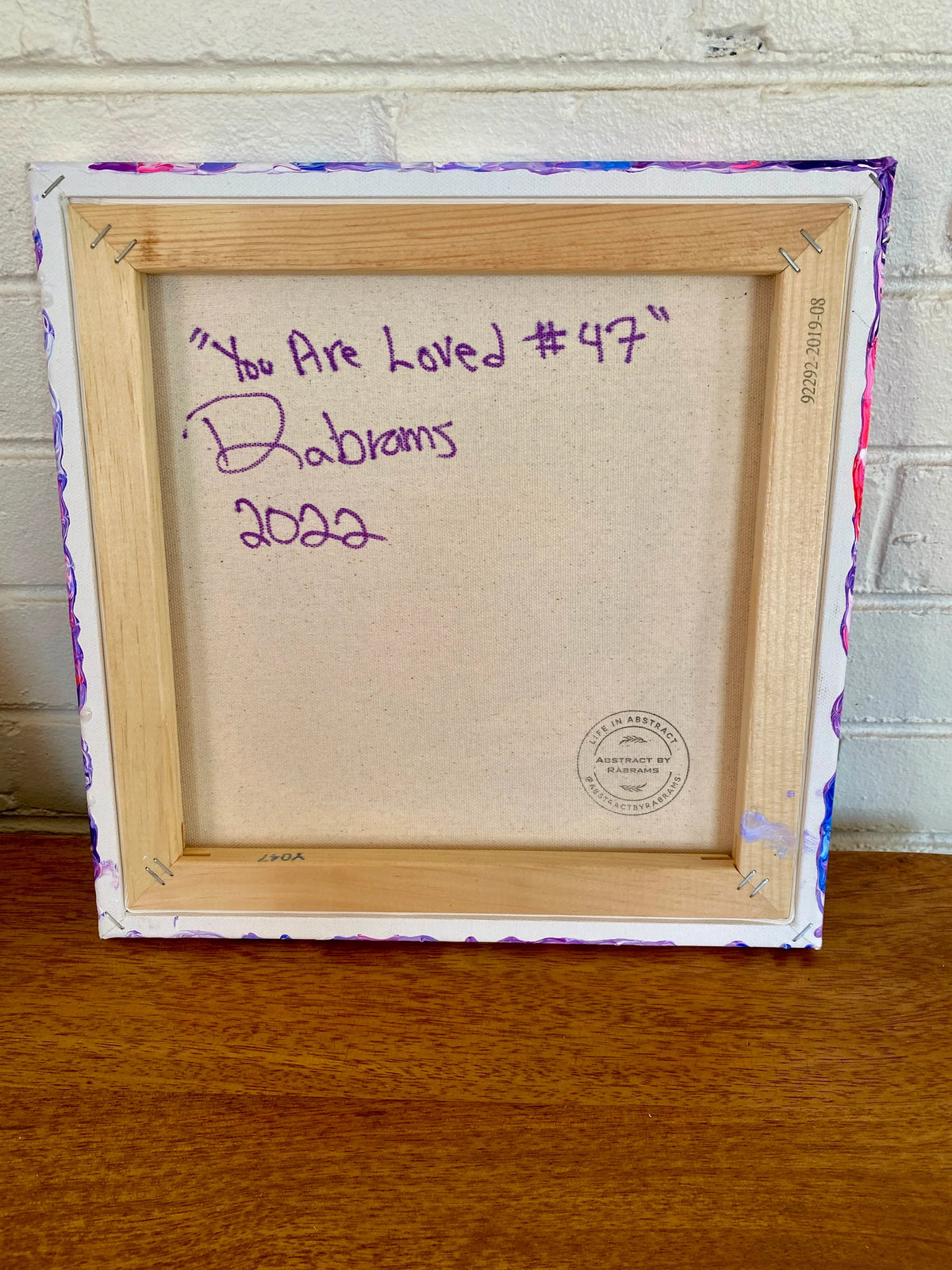 Bisexual Pride Painting You are Loved 