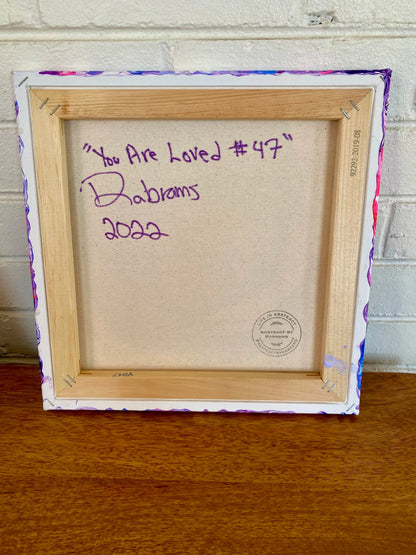 Bisexual Pride Painting You are Loved 