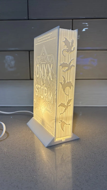 Lithophane Book Light, Night Light, Book Lamp