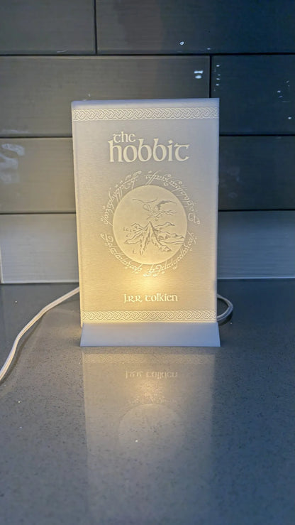 Lithophane Book Light, Night Light, Book Lamp