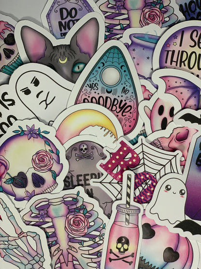 Mystery Spooky 20 Sticker Pack