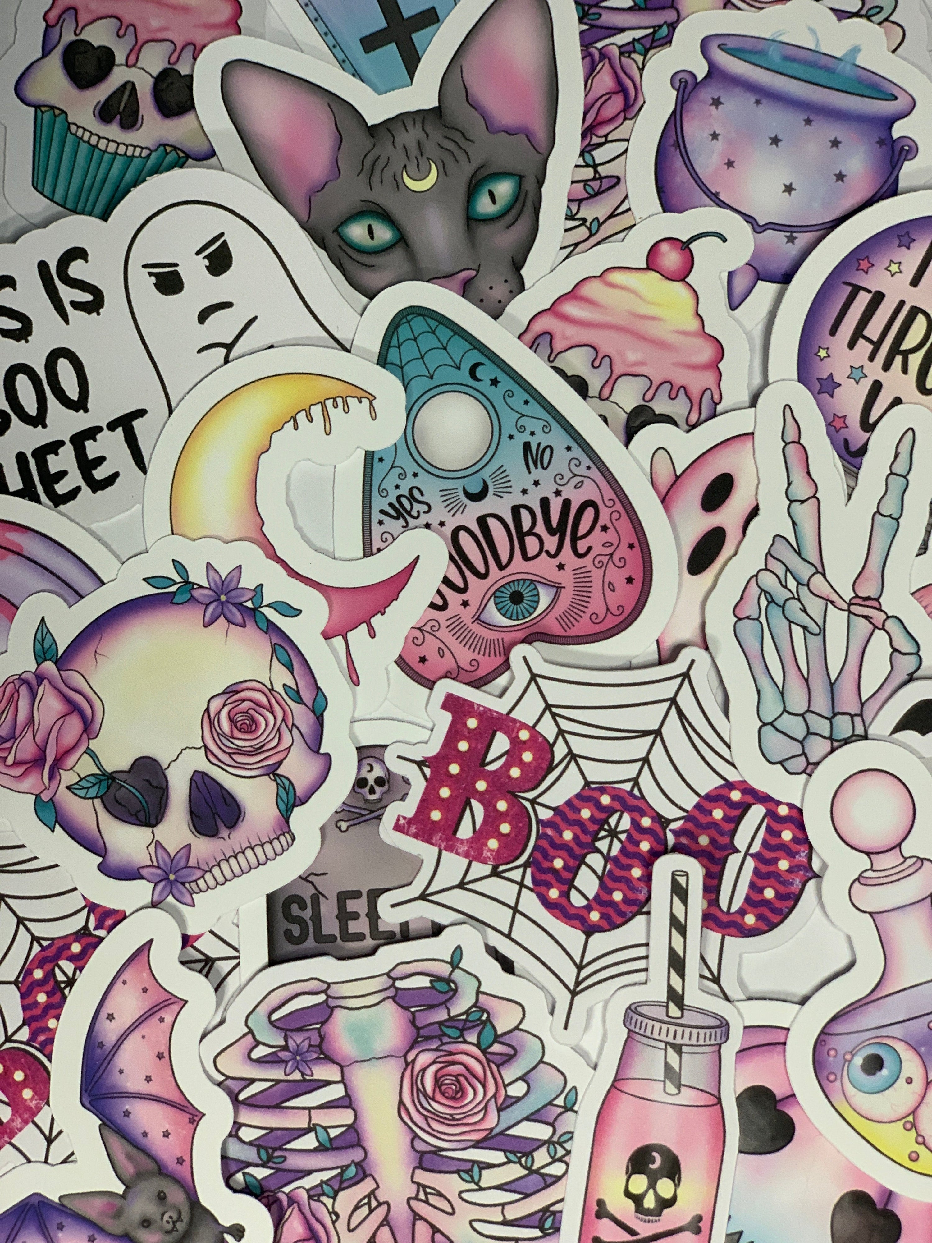 Pastel Goth Planchette Sticker