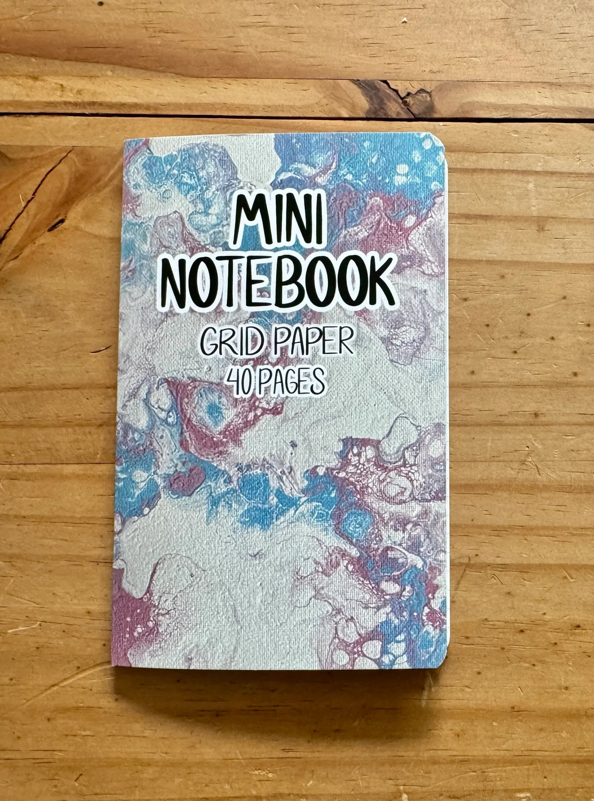 Pink and Blue Pocket Notebook - 3.5"x5.5" - LGBTQ+ Trans Pride