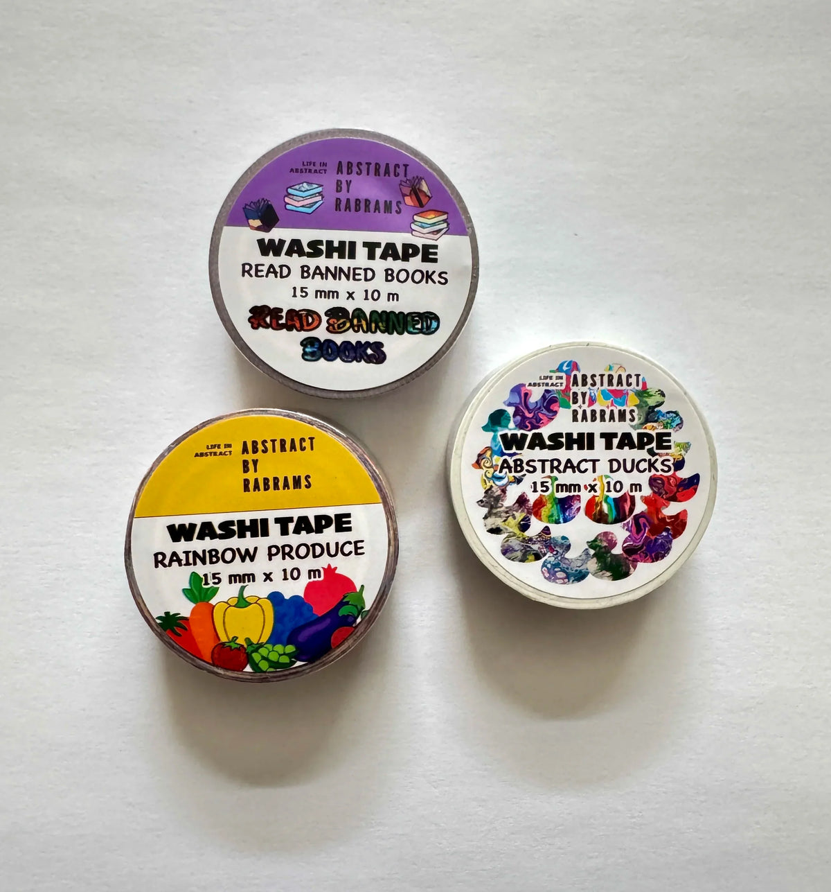 Rainbow Ducks Washi Tape