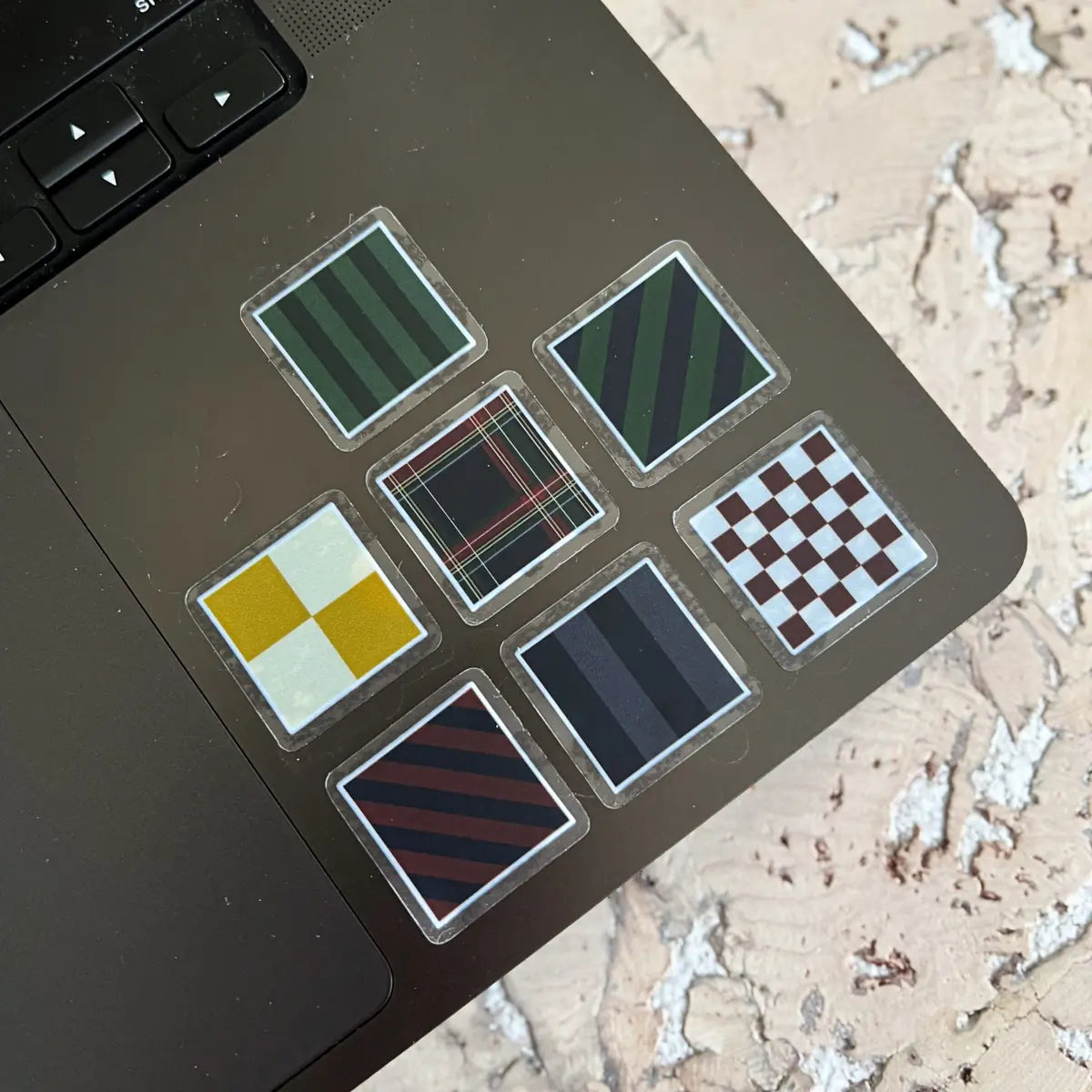 Dark preppy mini tile sticker set
