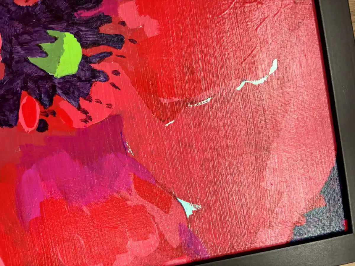 Poppy painting