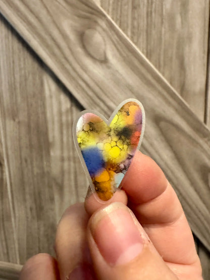 Rainbow Hearts Sticker Sheet