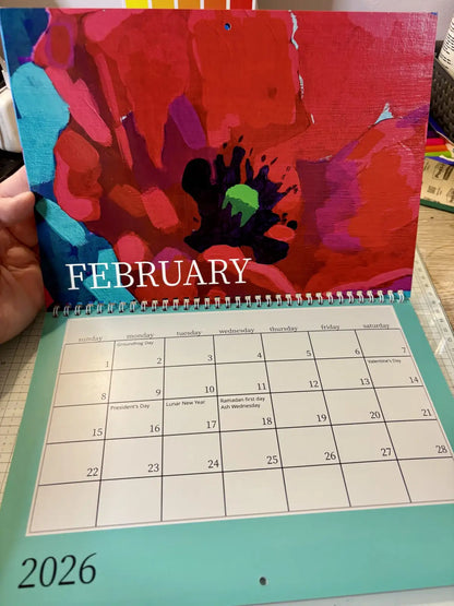 2026 Wall Calendar art prints