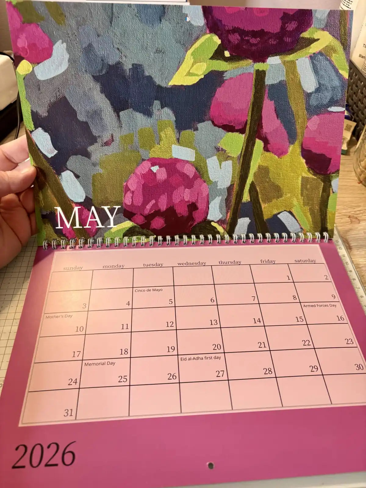 2026 Wall Calendar art prints