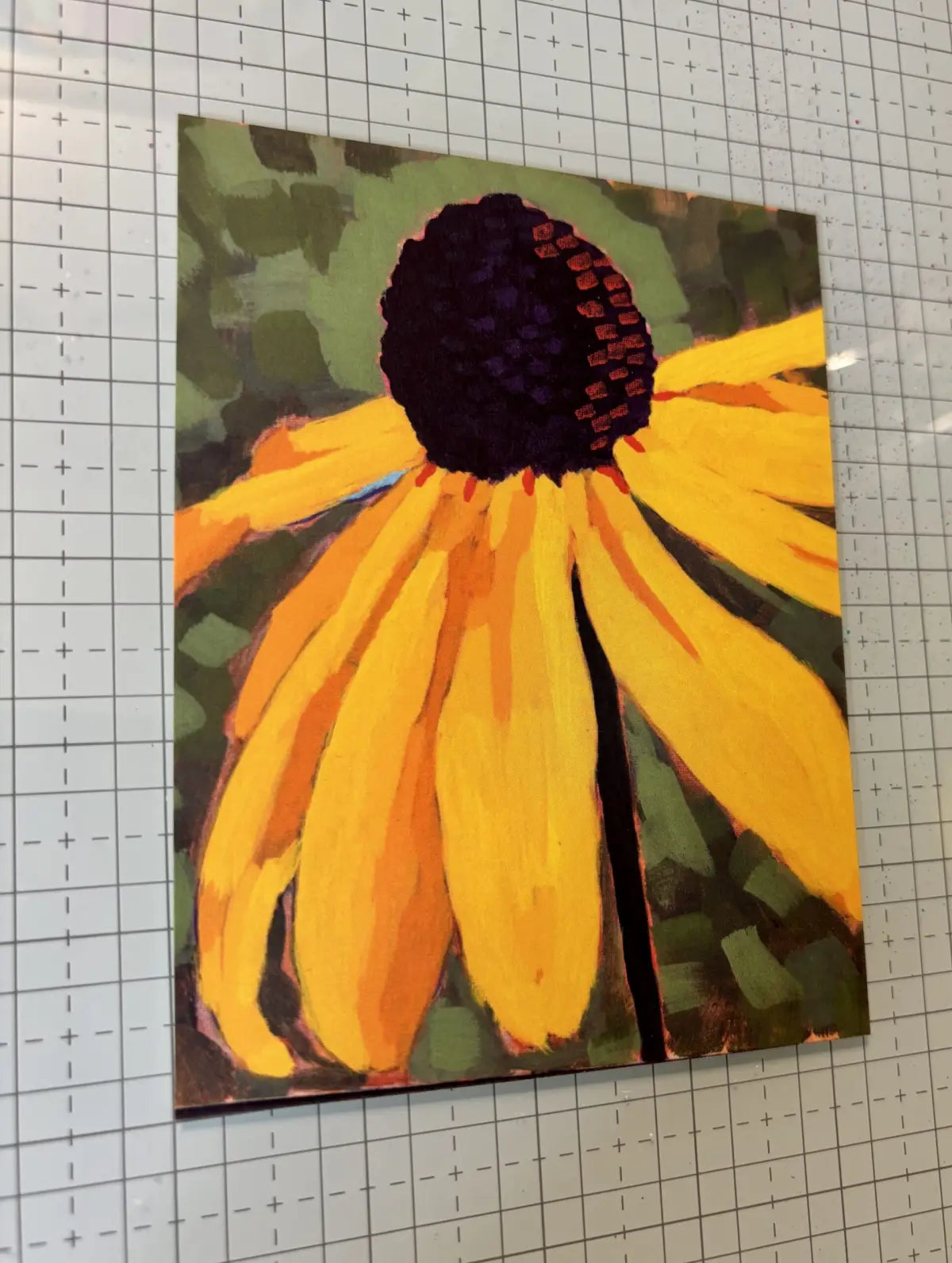 Black-eyed Susan set of 5 note cards, with envelopes