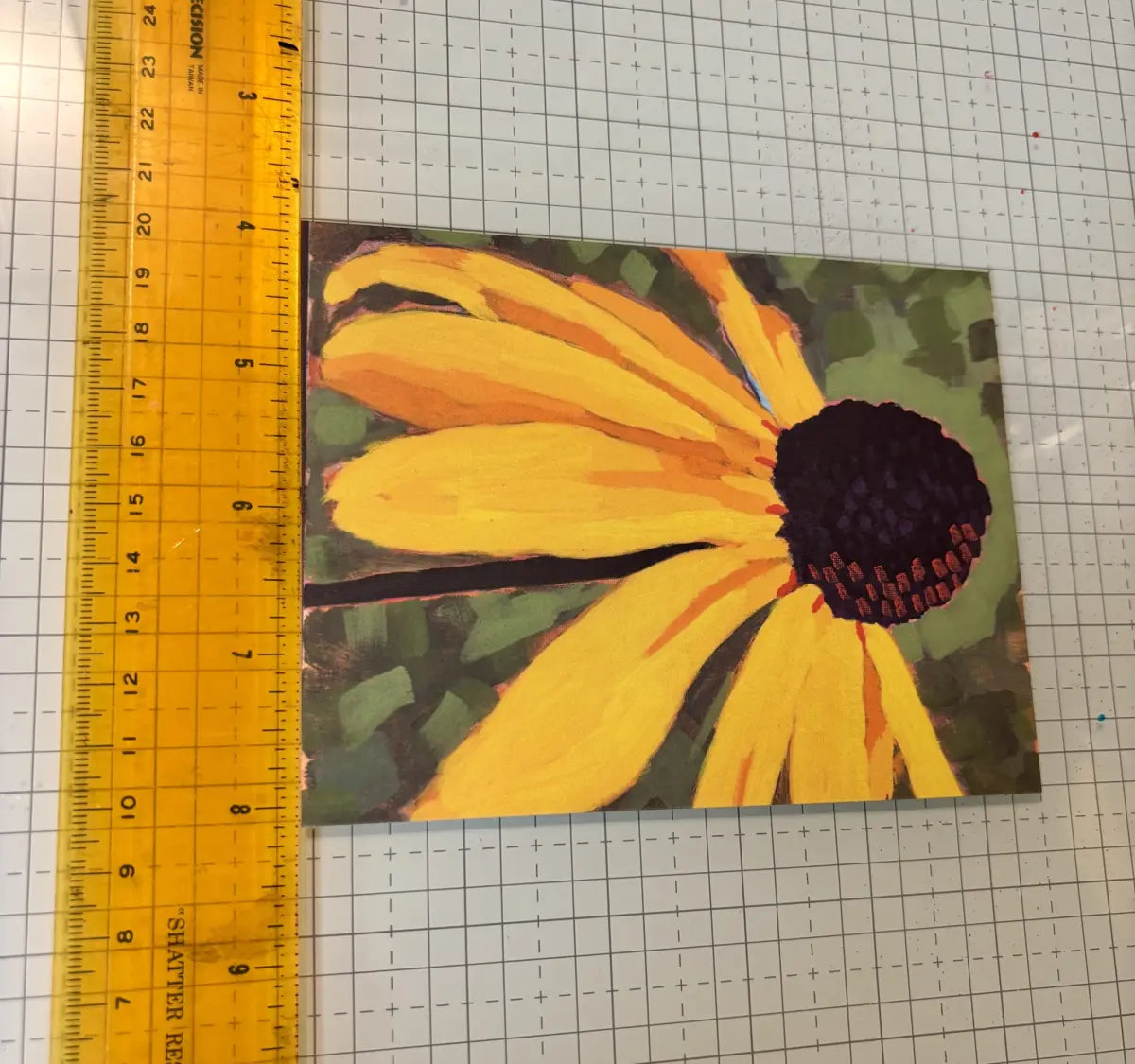 Black-eyed Susan set of 5 note cards, with envelopes
