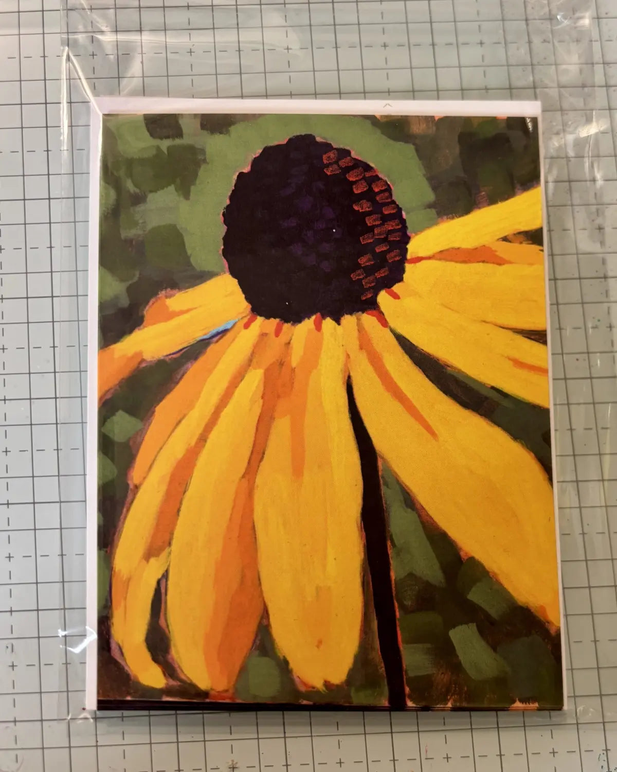 Black-eyed Susan set of 5 note cards, with envelopes
