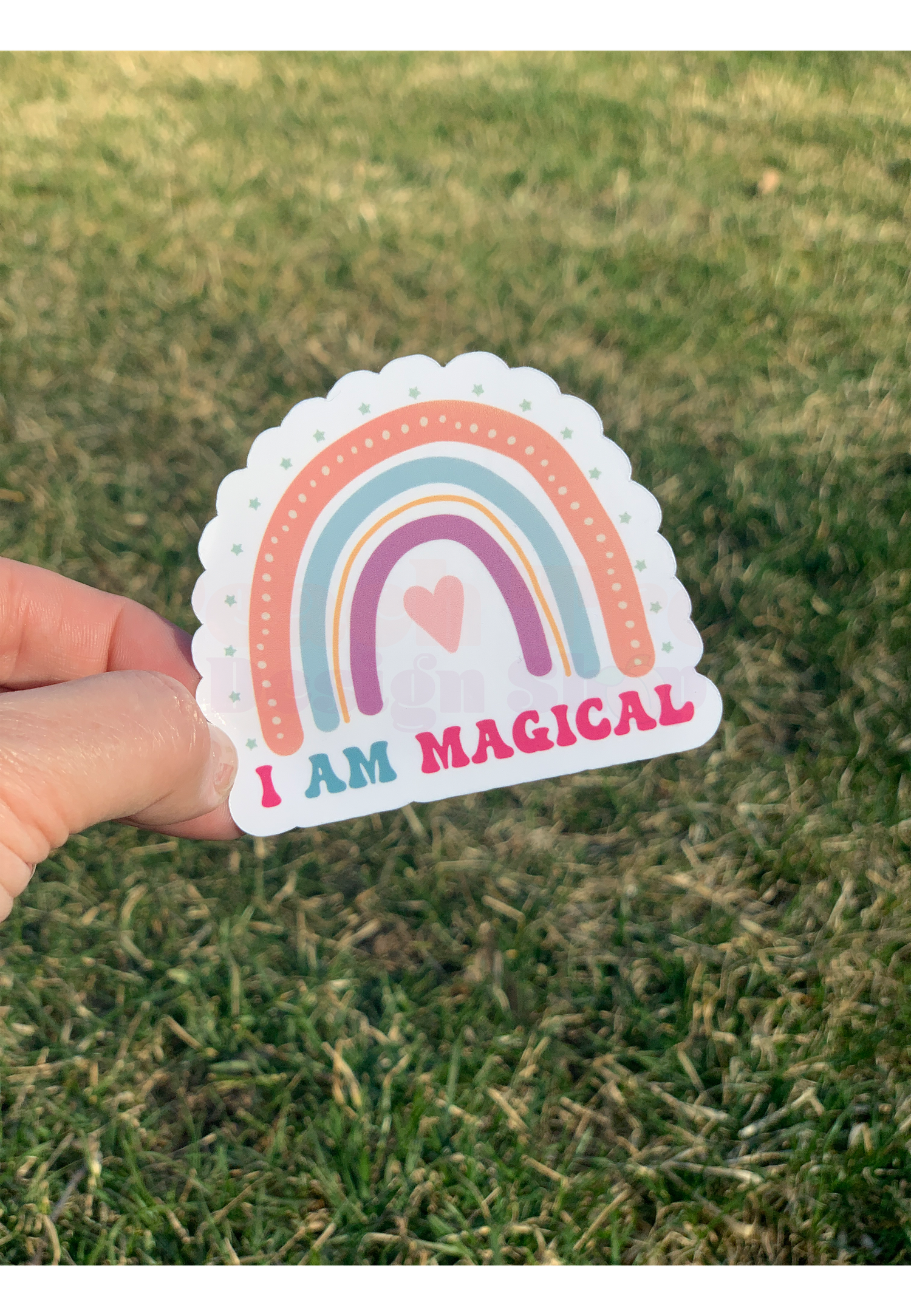 Retro Boho Rainbow Inspirational Stickers