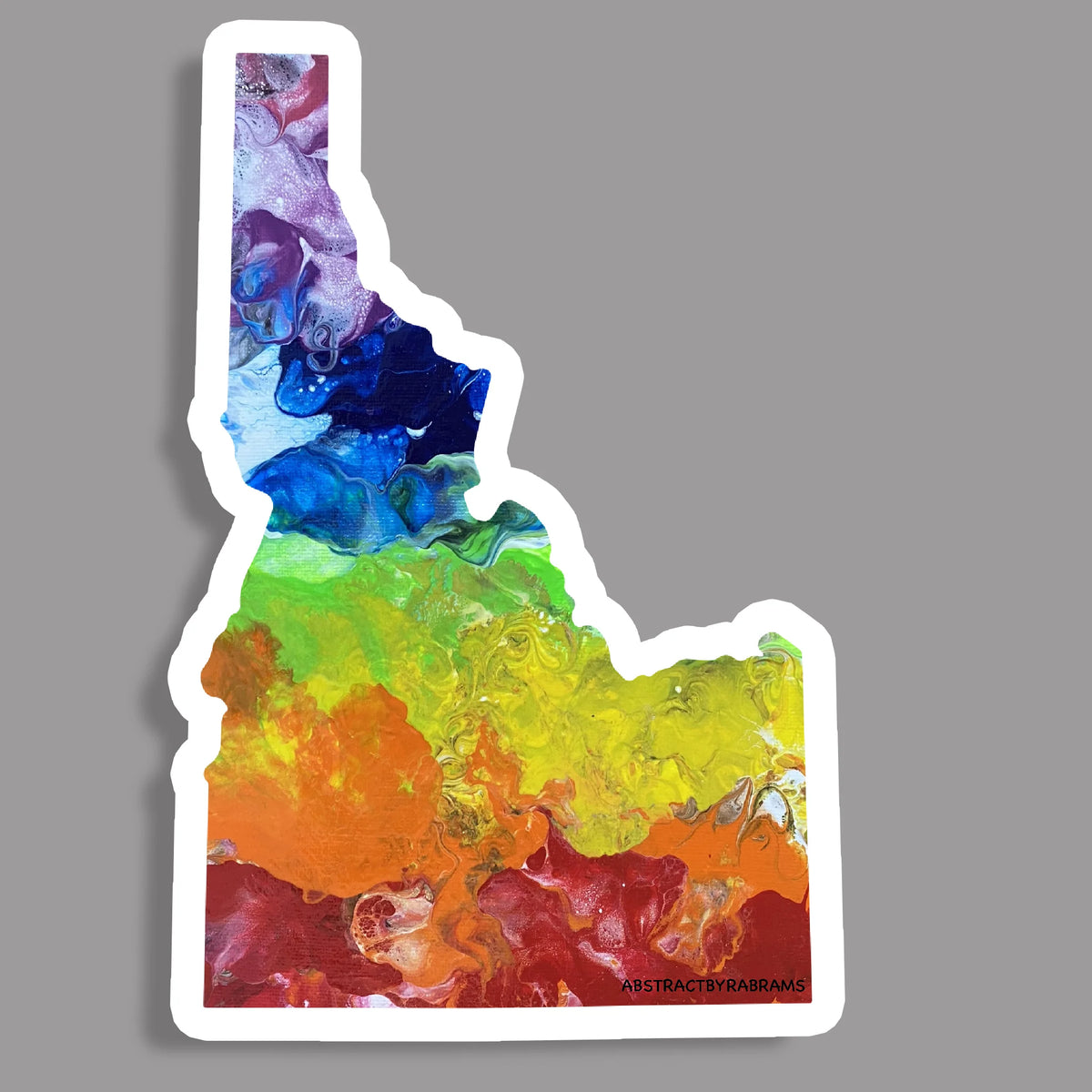Idaho State Sticker - Vinyl - Waterproof - LGBTQ - Trans
